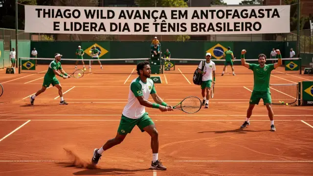 Thiago Wild Avança em Antofagasta e Lidera Dia de Tênis Brasileiro